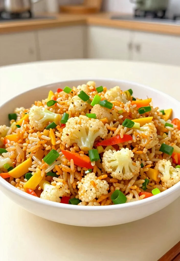 20 Gluten Free Recipes for Dinner: Healthy & Quick Solutions - 8. Cauliflower Fried Rice 1