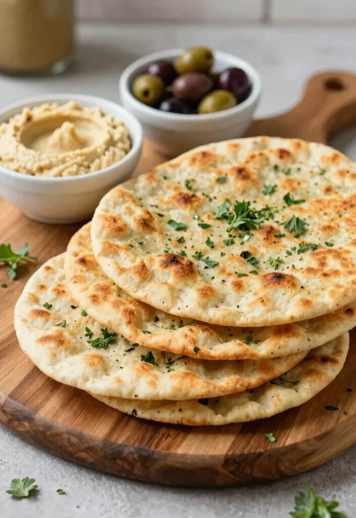 20 Gluten and Dairy Free Bread Recipes for Homemade Goodness - 11. Herb Infused Flatbread 1