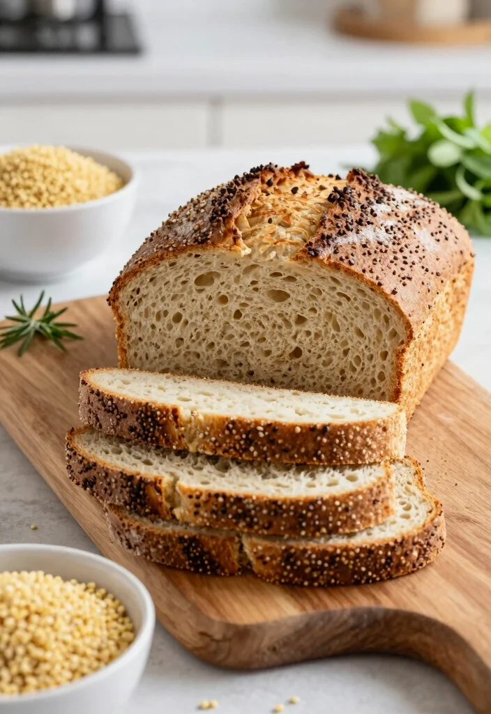 20 Gluten and Dairy Free Bread Recipes for Homemade Goodness - 12. Quinoa Bread 1
