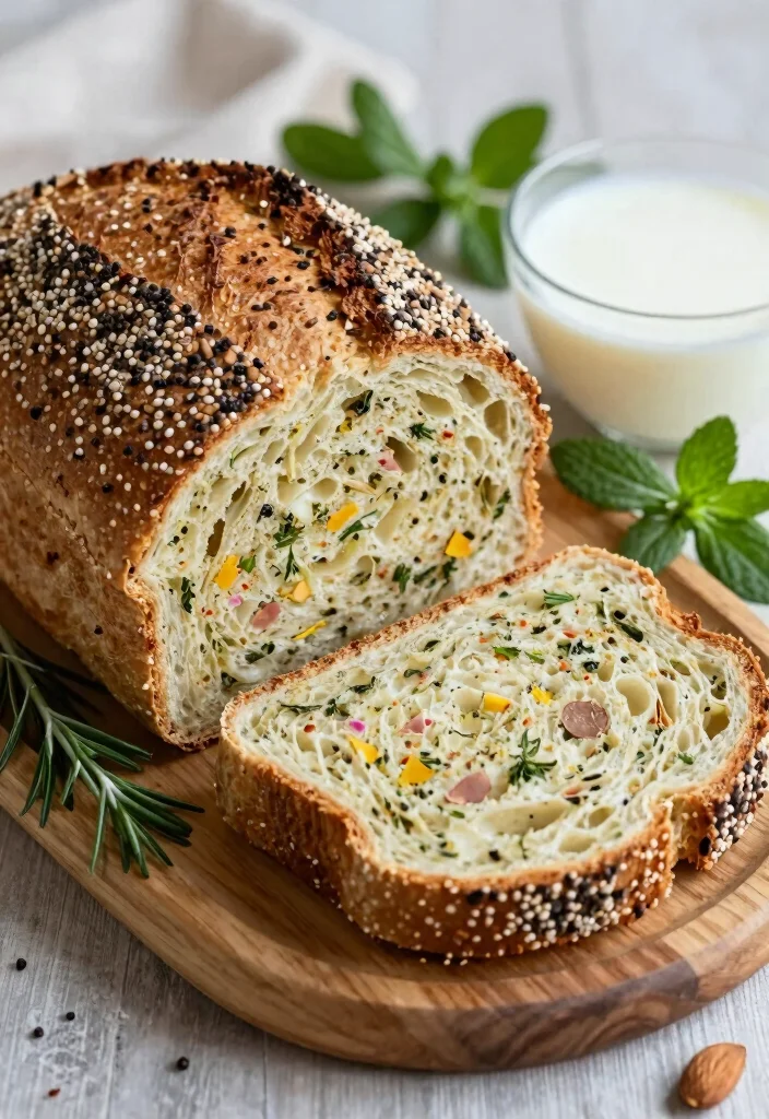 20 Gluten and Dairy Free Bread Recipes for Homemade Goodness - 19. Herbal Seed Bread 1