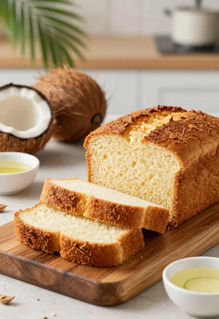 20 Gluten and Dairy Free Bread Recipes for Homemade Goodness - 2. Fluffy Coconut Flour Bread 1