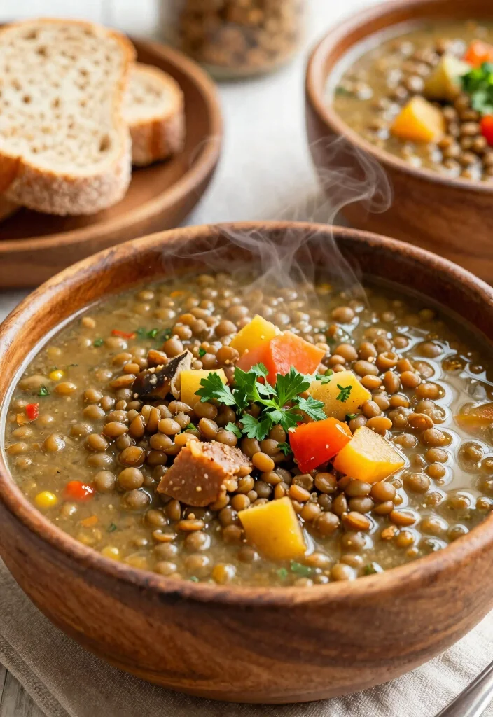 20 Gluten and Dairy Free Recipes for Dinner: Easy Meals - 11. Lentil & Veggie Soup 1