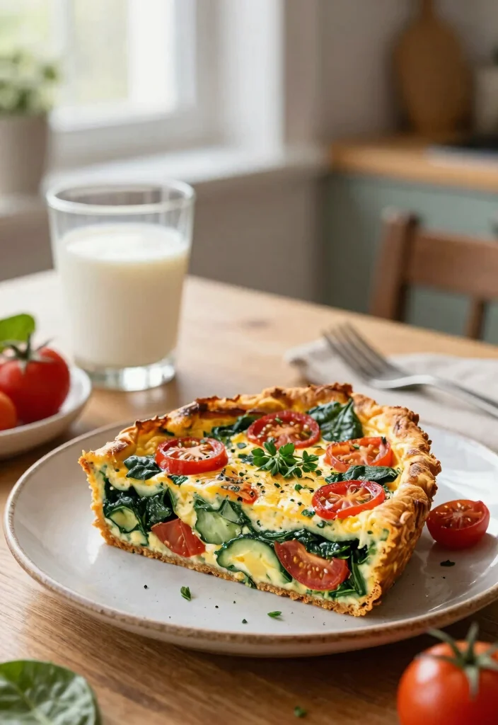 20 Gluten and Dairy Free Recipes for Dinner: Easy Meals - 12. Spinach & Tomato Frittata 1