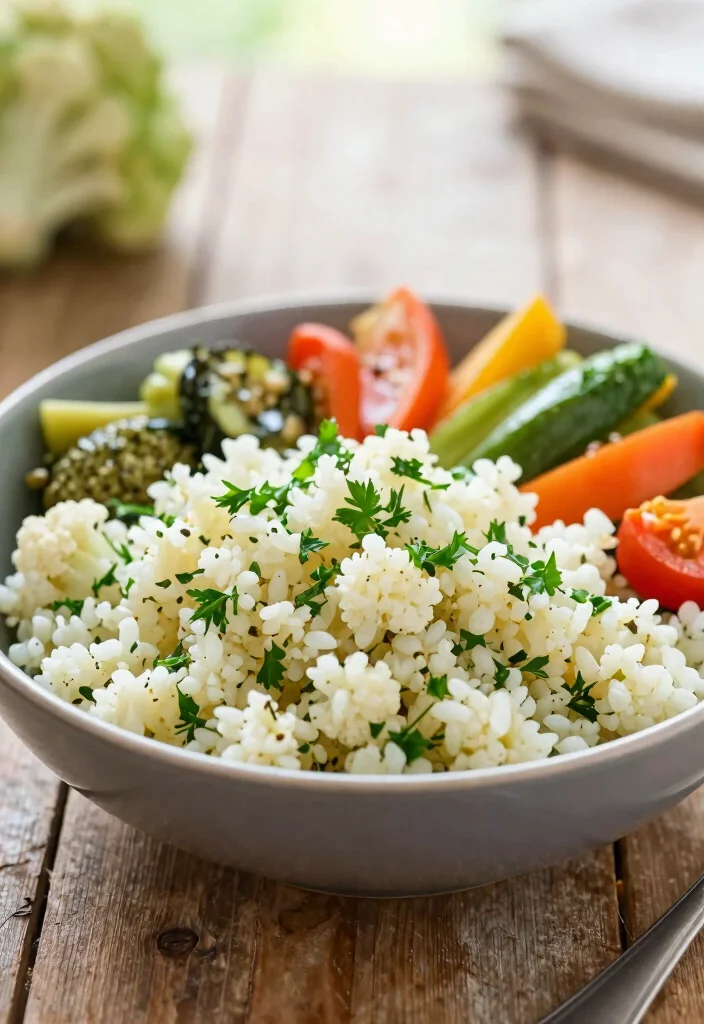 20 Gluten and Dairy Free Recipes for Dinner: Easy Meals - 13. Herbed Cauliflower Rice 1