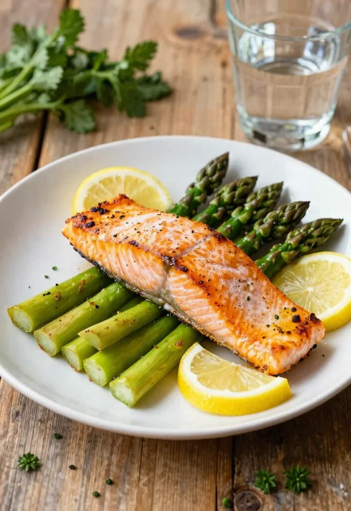 20 Gluten and Dairy Free Recipes for Dinner: Easy Meals - 15. Baked Salmon with Asparagus 1