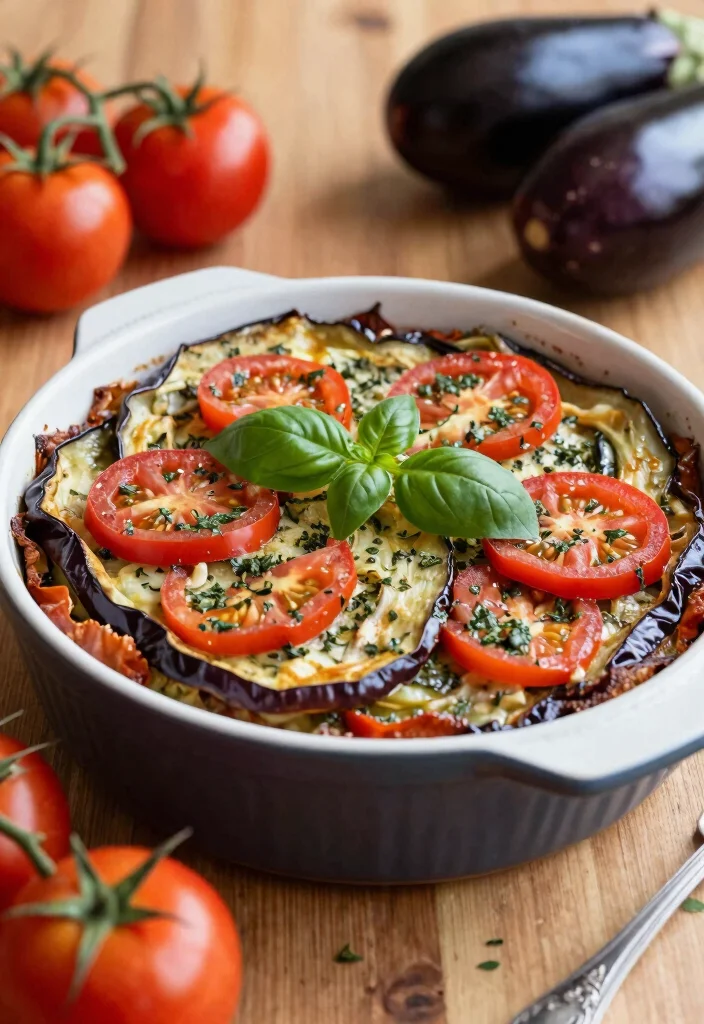 20 Gluten and Dairy Free Recipes for Dinner: Easy Meals - 17. Eggplant & Tomato Bake 1