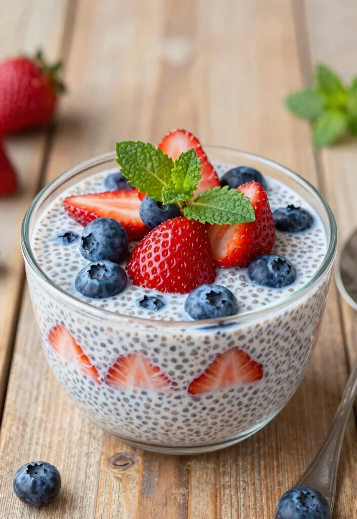 20 Gluten and Dairy Free Recipes for Dinner: Easy Meals - 20. Berry Chia Seed Pudding 1