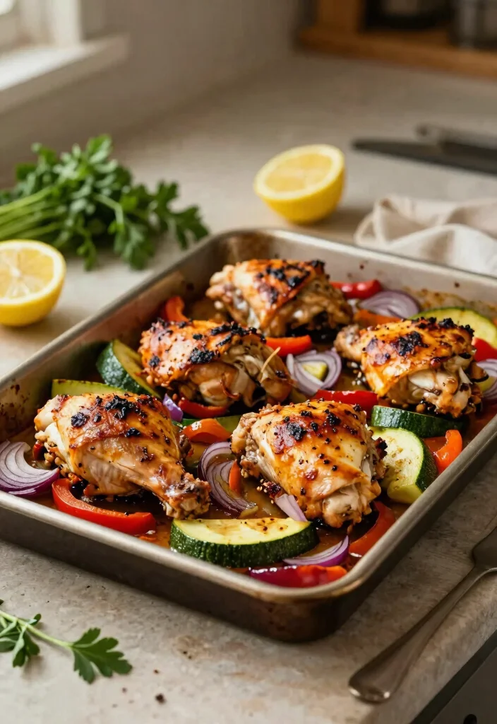 20 Gluten and Dairy Free Recipes for Dinner: Easy Meals - 4. One-Pan Mediterranean Chicken & Veggies 1