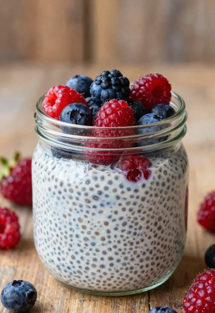 20 Healthy Gluten Free Recipes for Easy Weeknight Meals - 13. Berry Chia Pudding 1