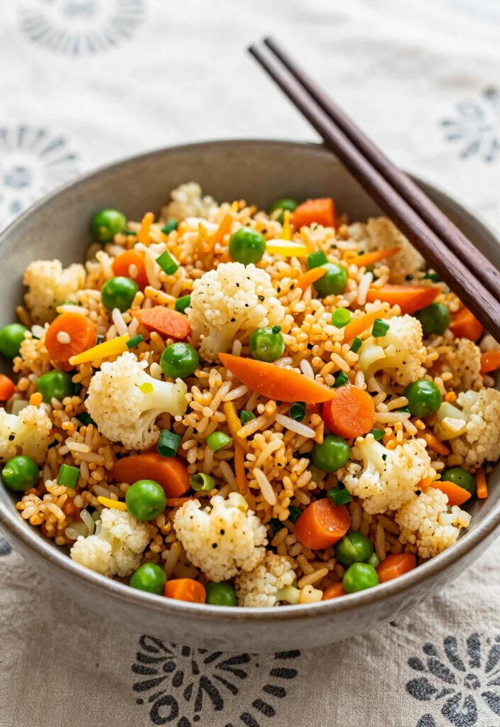 20 Healthy Gluten Free Recipes for Easy Weeknight Meals - 5. Cauliflower Fried Rice 1