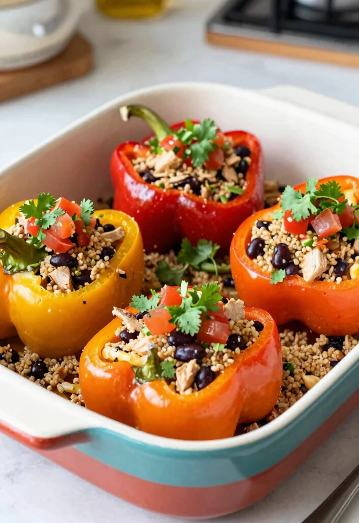 20 Healthy Gluten Free Recipes for Easy Weeknight Meals - 9. Stuffed Bell Peppers 1