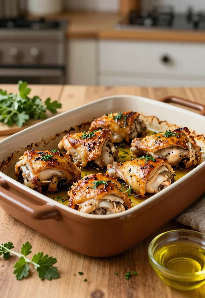 20 Low Carb Gluten Free Dairy Free Recipes for Keto-Friendly Diets - 11. Herb Roasted Chicken Thighs 1