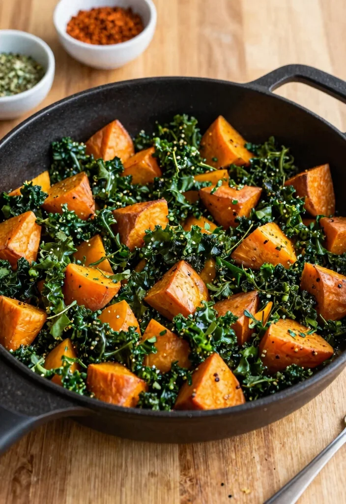 20 Low Carb Gluten Free Dairy Free Recipes for Keto-Friendly Diets - 15. Sweet Potato and Kale Hash 1