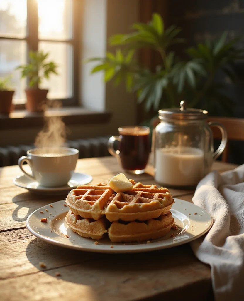 Easy Gluten-Free Protein Waffles for a Perfect Breakfast - Step 4: Combine Wet and Dry Ingredients 1