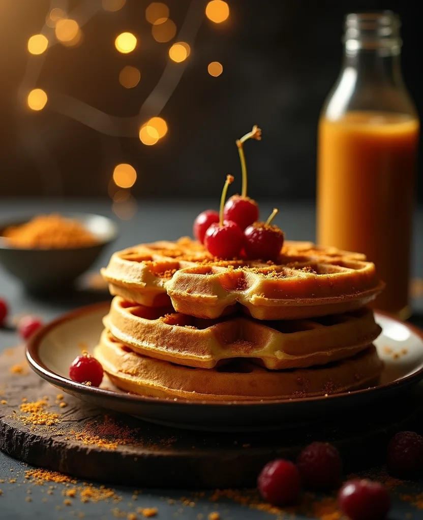 Easy Gluten-Free Protein Waffles for a Perfect Breakfast - Step 7: Remove and Serve 1