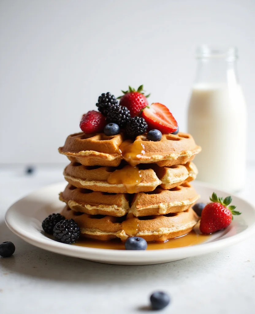 Easy Gluten-Free Protein Waffles for a Perfect Breakfast - Step 8: Repeat with Remaining Batter 1