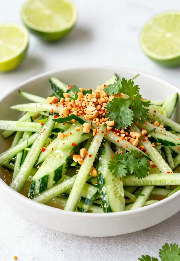 16 Keto Cucumber Salad Recipes Low-Carb and Refreshing - 3. Thai Spicy Cucumber Salad 1