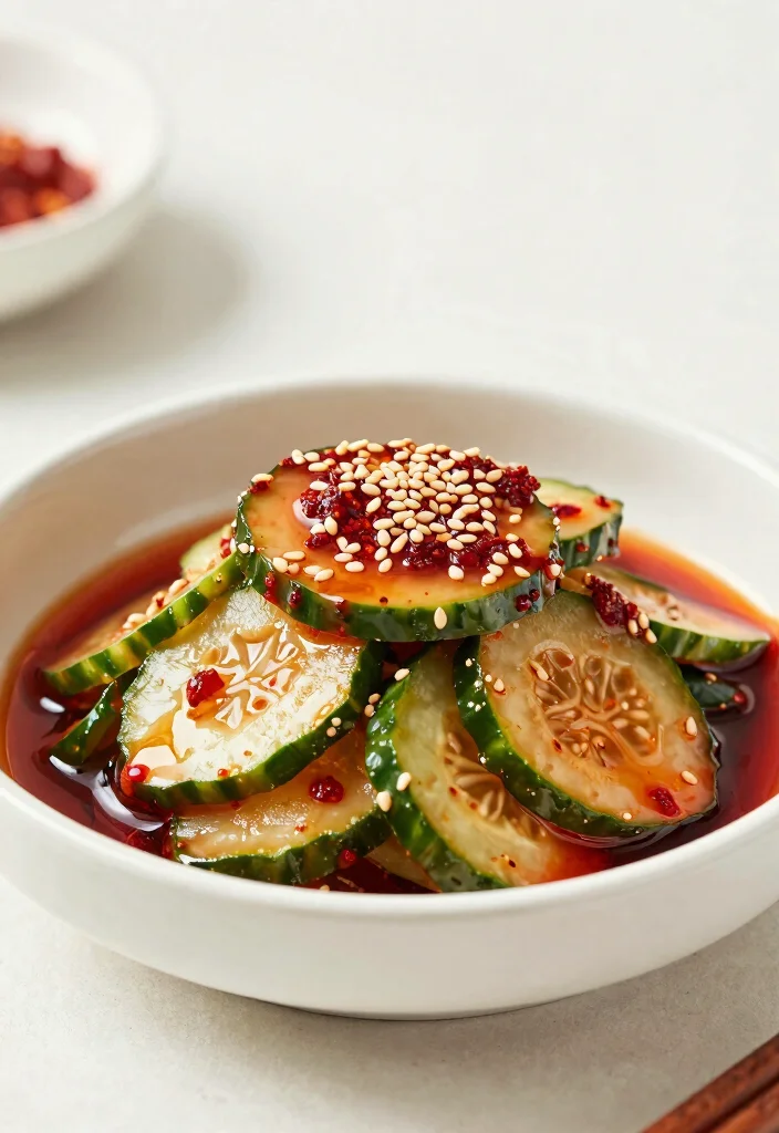 16 Keto Cucumber Salad Recipes Low-Carb and Refreshing - 6. Korean Cucumber Salad (Oi Muchim) 1