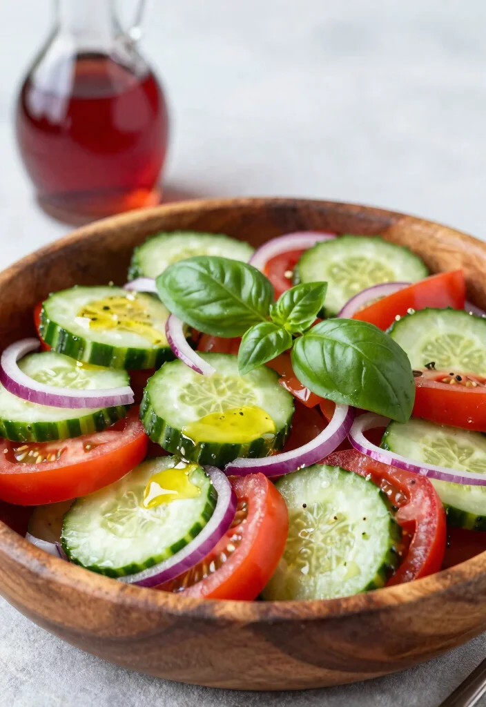 16 Mediterranean Cucumber Tomato Salad Recipes with Fresh Ingredients - 5. Italian-Style Cucumber Tomato Salad 1