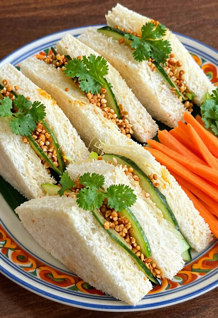 16 Pampered Chef Cucumber Sandwich Recipes You'll Want to Try - 16. Thai Peanut Cucumber Sandwich 1