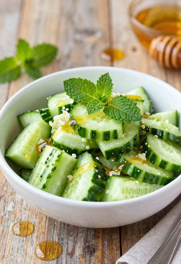 16 Smashed Cucumber Salad Recipes with Crunchy, Bold Taste - 6. Sweet and Sour Smashed Cucumber Salad 1