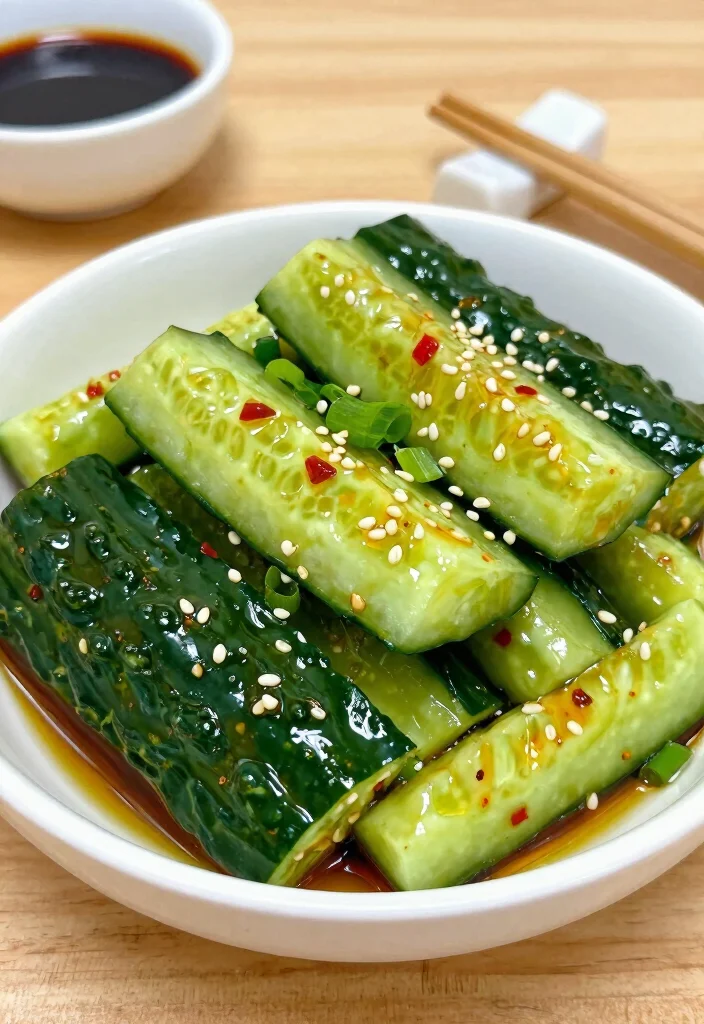 16 Spicy Asian Cucumber Salad Recipes with Bold Flavors - 1. Spicy Sesame Cucumber Salad 1