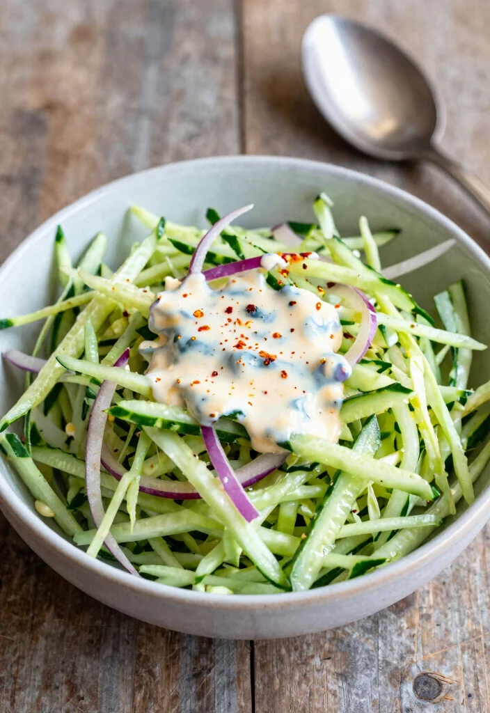 16 Spicy Asian Cucumber Salad Recipes with Bold Flavors - 16. Spicy Cucumber Slaw 1