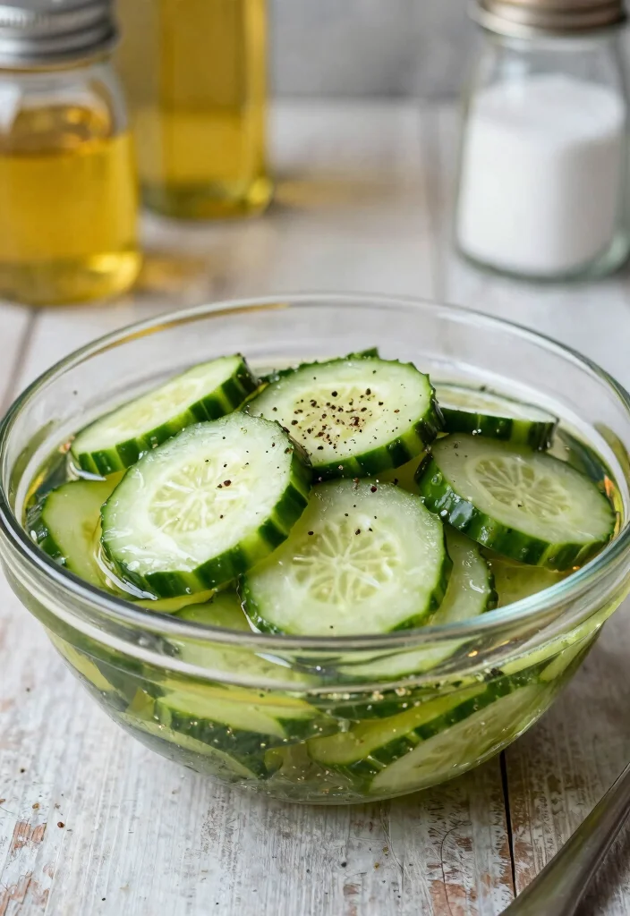 18 Delicious German Cucumber Salad Recipes (Traditional & Modern Styles) - 4. Sweet and Sour Cucumber Salad 1