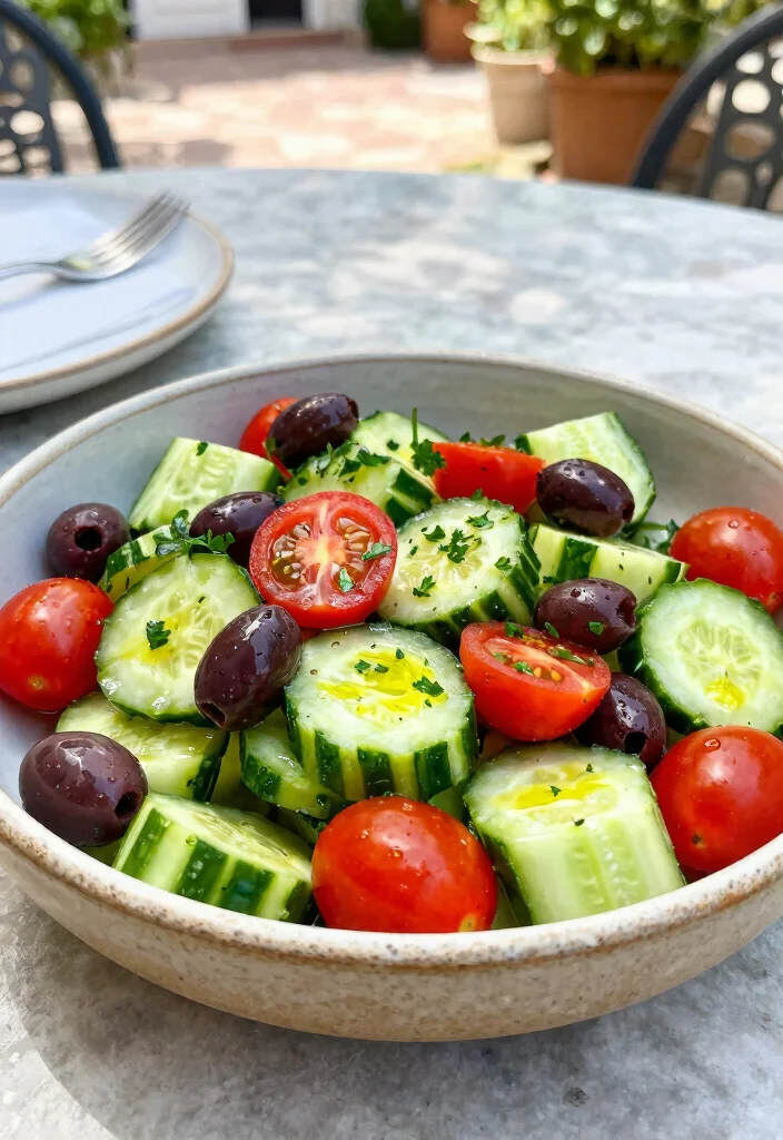 18 Smashed Cucumber Salad Recipes (Asian-Style & Viral Versions) - 10. Mediterranean Smashed Cucumber Salad 1