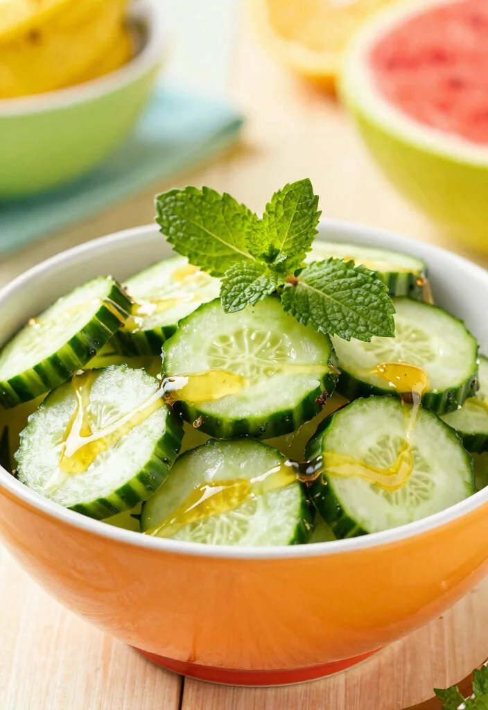 18 Sour Cream Cucumber Salad Recipes: Creamy and Refreshing - 16. Sweet & Spicy Cucumber Salad 1