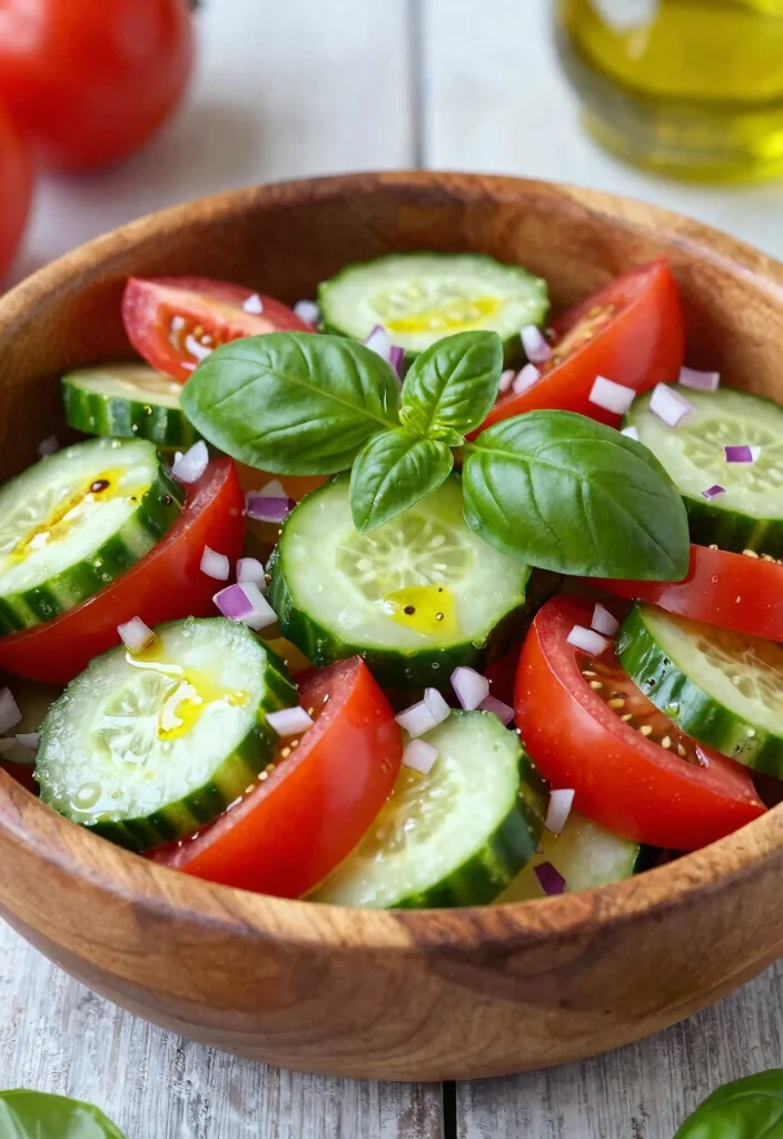 18 Viral Cucumber Salad Recipes Everyone Is Making Right Now - 1. Classic Cucumber Tomato Salad 1
