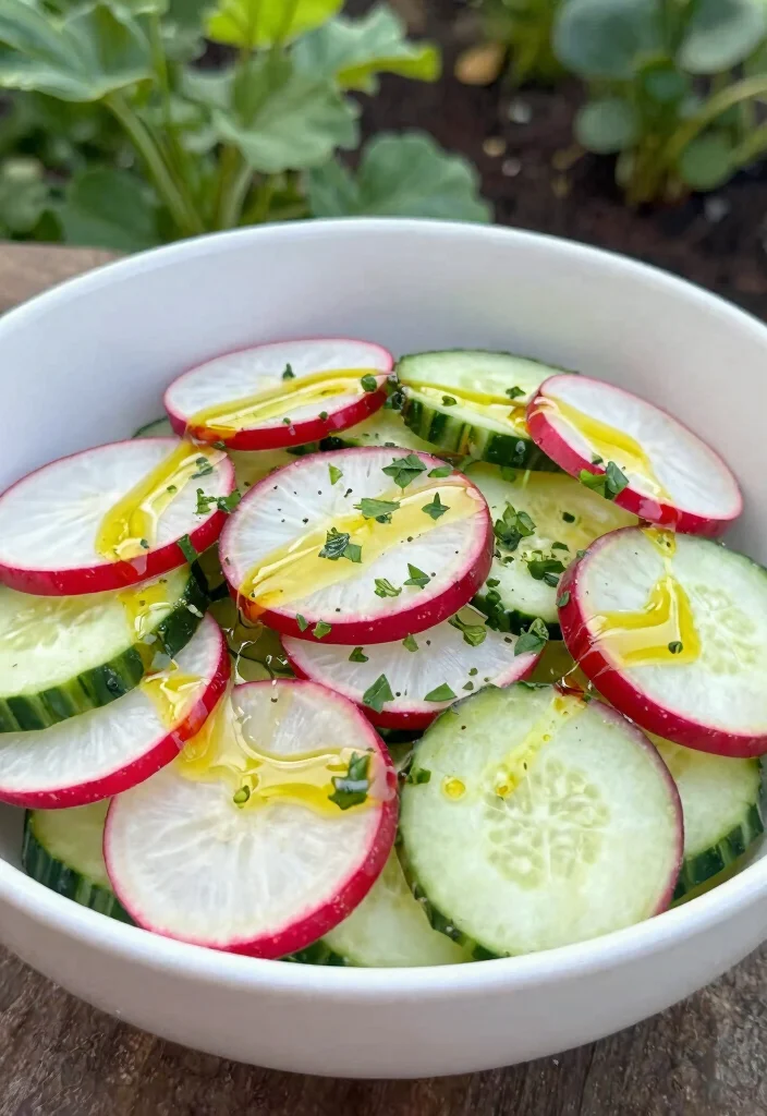 18 Viral Cucumber Salad Recipes Everyone Is Making Right Now - 10. Cucumber and Radish Salad 1