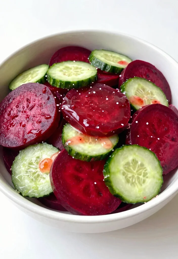 18 Viral Cucumber Salad Recipes Everyone Is Making Right Now - 14. Cucumber and Beet Salad 1
