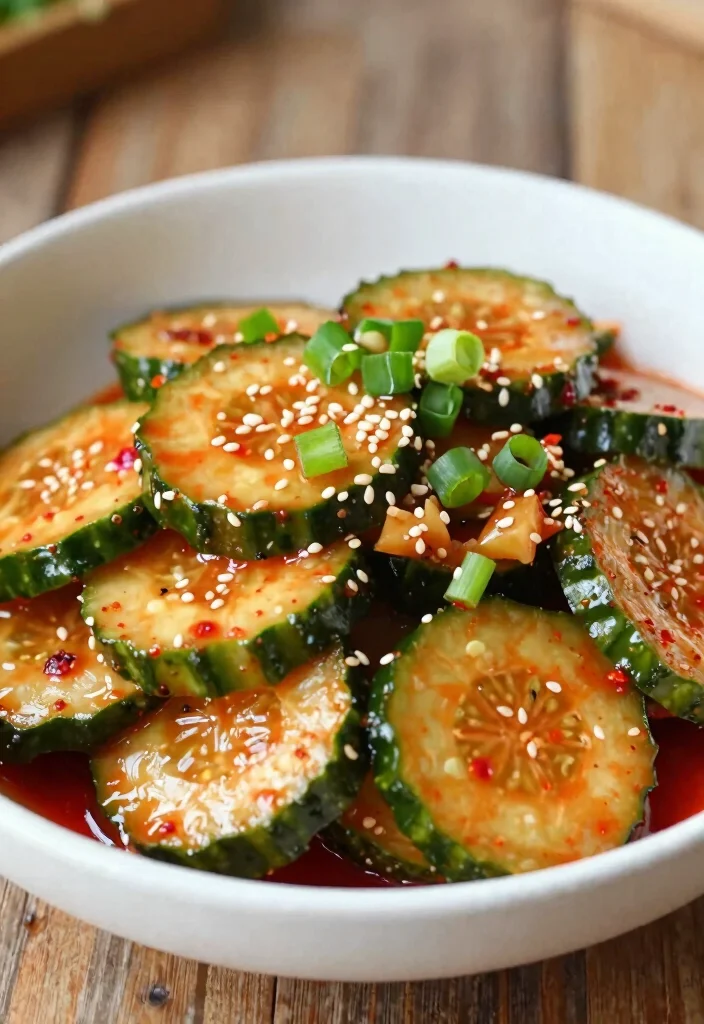 20 Asian Cucumber Salad Recipes You Can Make in Minutes - 1. Spicy Korean Cucumber Salad 1