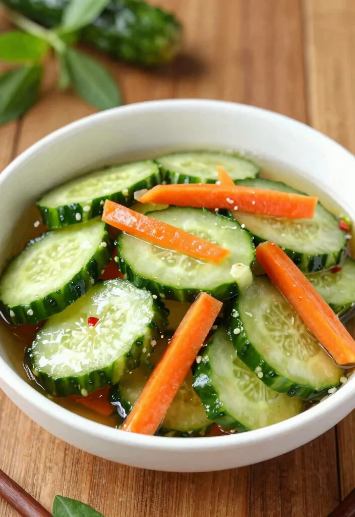 20 Asian Cucumber Salad Recipes You Can Make in Minutes - 4. Vietnamese Pickled Cucumber Salad 1