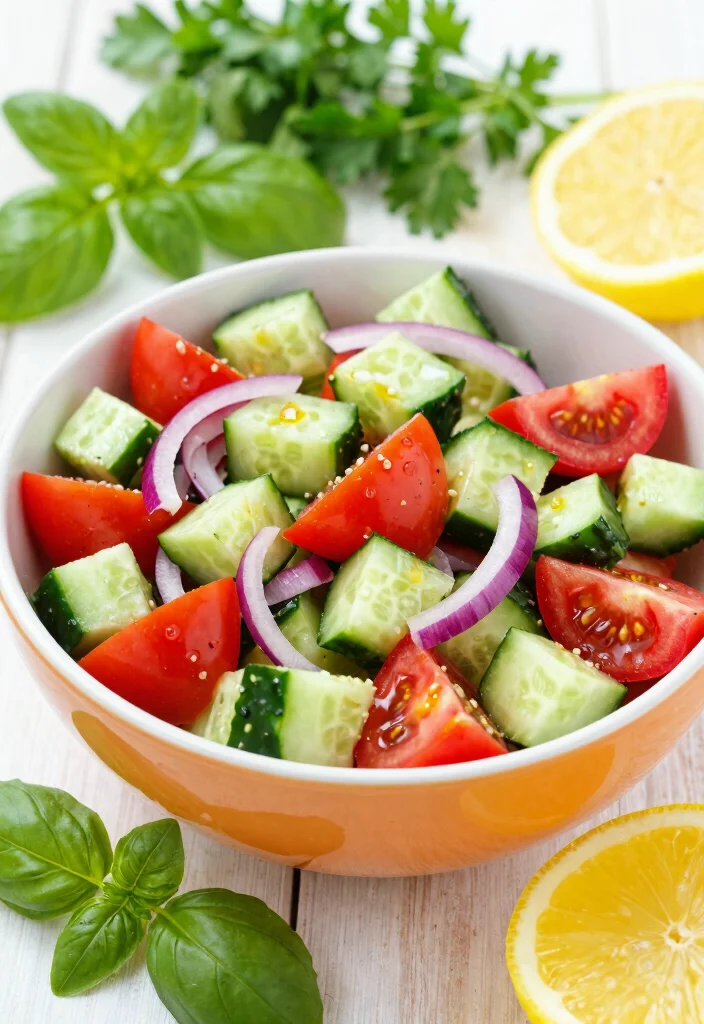 20 Cucumber and Tomato Salad Recipes for Every Season - 1. Classic Summer Cucumber and Tomato Salad 1