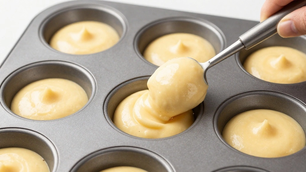 Apple Muffins with Fresh Apples (Soft & Moist) - Step 8: Fill Muffin Cups 1