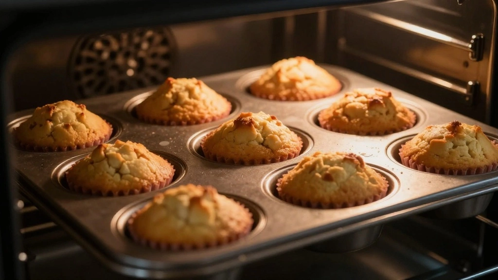 Apple Muffins with Fresh Apples (Soft & Moist) - Step 9: Bake the Muffins 1