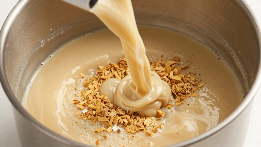 Banana Oatmeal Chocolate Chip Muffins - Step 5: Combine Wet and Dry Mixtures 1