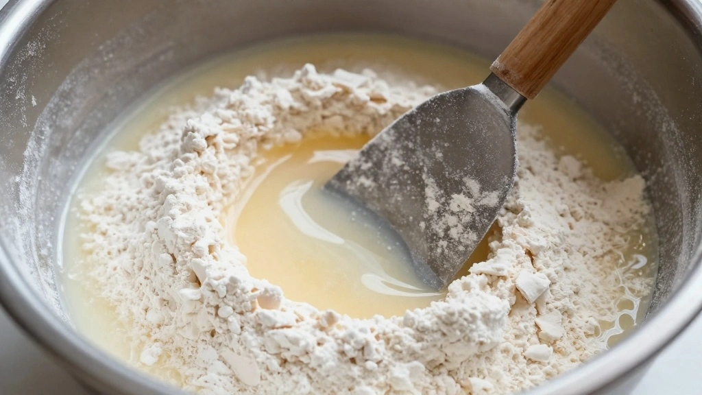 Banana Walnut Muffins (Bakery-Style) - Step 5: Fold in Dry Ingredients 1