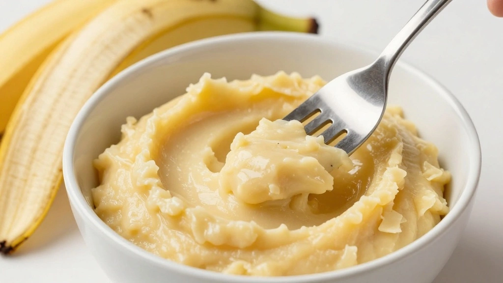 Banana Zucchini Muffins (Healthy & Moist) - Step 4: Mash Bananas 1