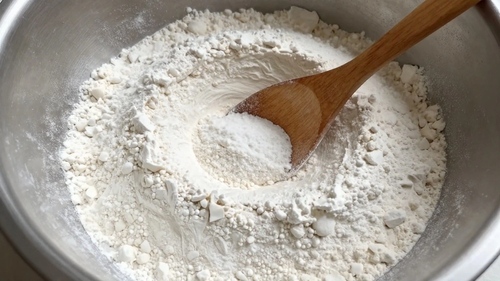 Blueberry Cheesecake Muffins with Creamy Filling - Step 2: Mix Dry Ingredients 1