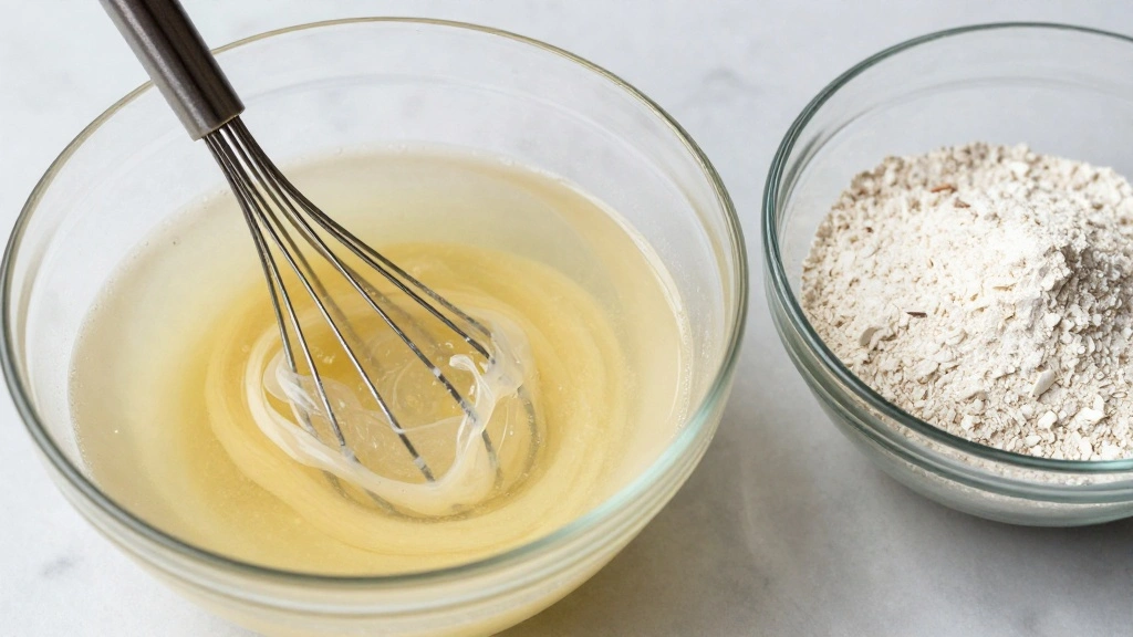 Blueberry Cheesecake Muffins with Creamy Filling - Step 3: Combine Wet Ingredients 1