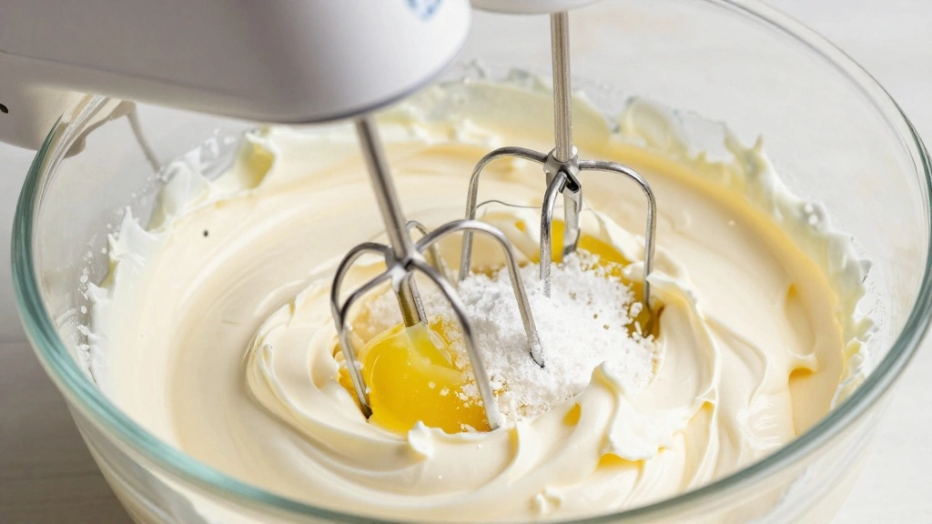 Blueberry Cheesecake Muffins with Creamy Filling - Step 5: Prepare Creamy Filling 1