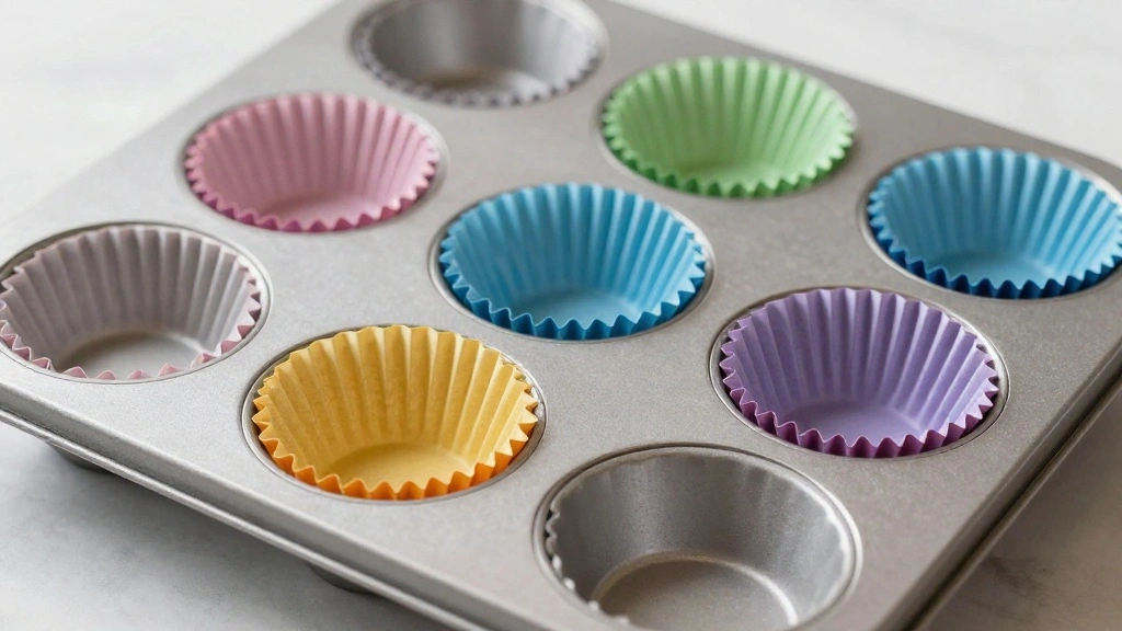 Blueberry Cream Cheese Muffins (Bakery-Style) - Step 2: Prepare Muffin Tin 1