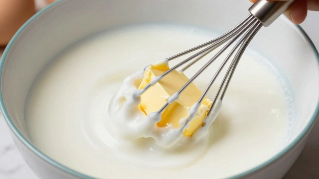 Blueberry Cream Cheese Muffins (Bakery-Style) - Step 4: Combine Wet Ingredients 1