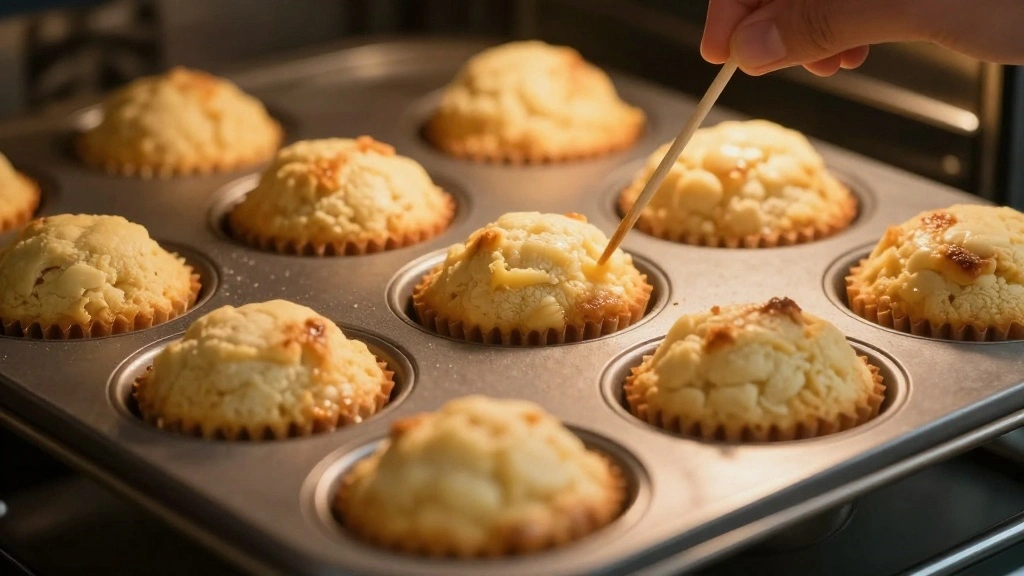 Blueberry Cream Cheese Muffins (Bakery-Style) - Step 9: Bake Muffins 1
