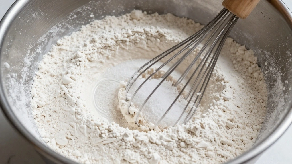 Blueberry Muffins with Frozen Blueberries (No Soggy Muffins) - Step 3: Mix Dry Ingredients 1