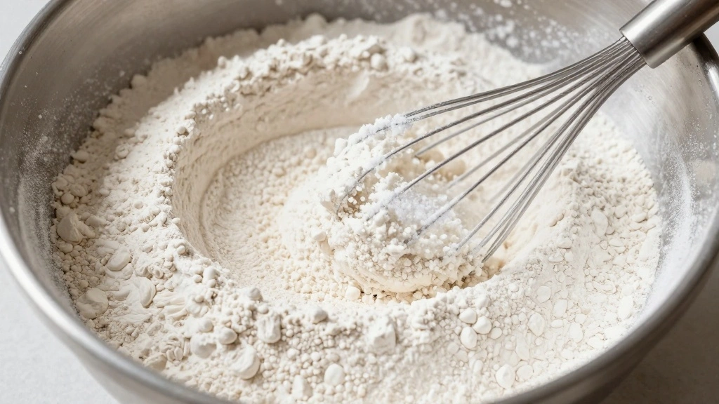 Blueberry Muffins with Sour Cream (Soft & Tender) - Step 3: Mix Dry Ingredients 1