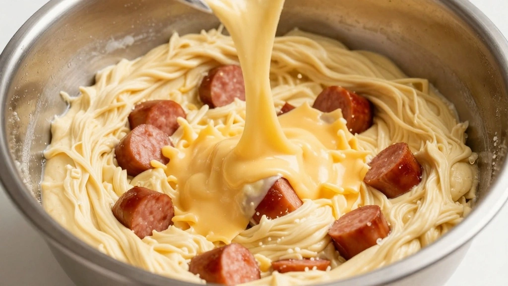 Breakfast Sausage Muffins (Freezer-Friendly) - Step 5: Fold in Sausage and Cheese 1